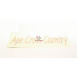 TARGHETTA POSTERIORE APE CROSS COUNTRY APE 50 MIX 2T