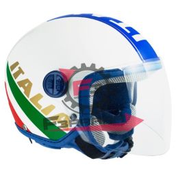 138.206I-BLA-14C CASCO CGM 206I TRICOLORE -YM-