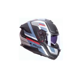 CASCO LS2 FF808 STREAM II VINTAGE XL NERO OPACO PETROLIO