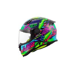 CASCO BAMBINO LS2 FF812 KID SVENT L BLU VERDE