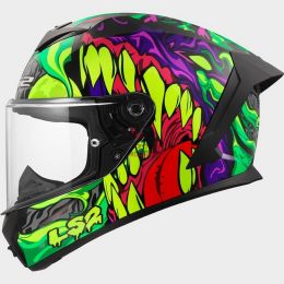 CASCO LS2 FF820 RAPID III LYCANT VIOLA / VERDE MISURA M