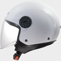 CASCO LS2 OF558 SPHERE LUX II BIANCO LUCIDO S