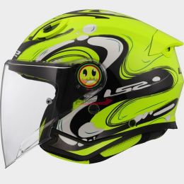 CASCO LS2 OF622 FUNNY II GLUP H-VIS. GIALLO - L
