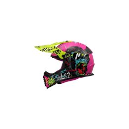 CASCO bimbo LS2 MX437 FAST II MINI GORILLA VIOLA - L