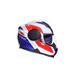 CASCO LS2 FF902 SCOPE II DURIA -XL- BIANCO BLU ROSSO