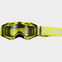 OCCHIALI LS2 AURA ENDURO SERIES GOGGLE NERO / GIALLO VISIERA TRASPARENTE