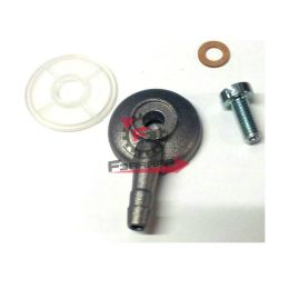 KIT PIPETTA BENZINA SHA14 IN METALLO CON FILTRO E PERNO