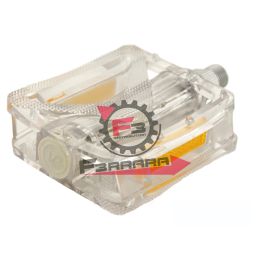 PEDALI FULL TRASPARENTI BIANCHI (CP)