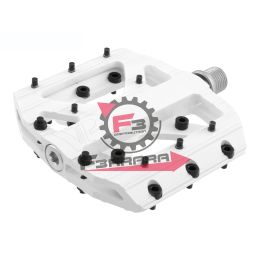 PEDALI FREERIDER ALLUMINIO BIANCO CP