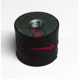 SUPPORTO ANTIVIBRANTE 8 X 8 AGRIA